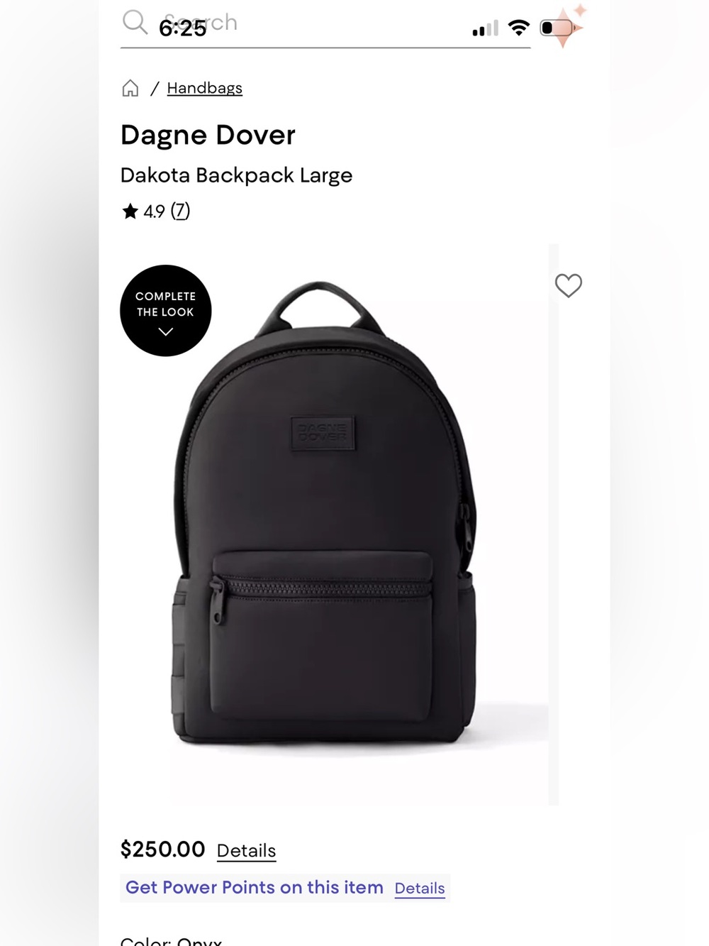 Dagne Dover Dakota Large Backpack - Onyx